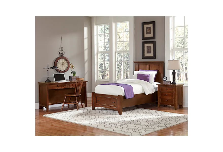 Bonanza Twin Bedroom Group by Vaughan Bassett at Esprit Decor Home Furnishings
